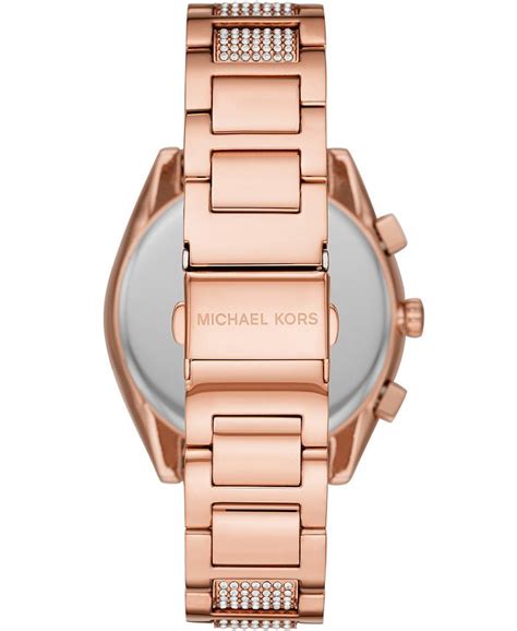 Michael Kors Women's Janelle Chronograph Rose Gold